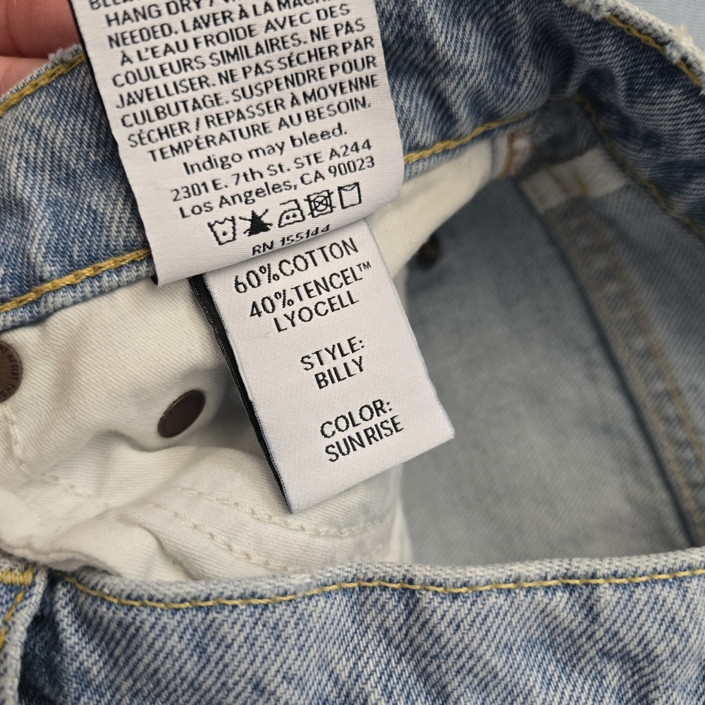 Boyish Revolve The Billy Skinny Jeans in Sunrise - size 24 - Picture 5 of 16